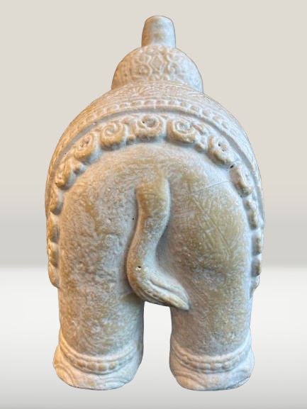 Elephant Statue with Trunk Up for Luck 14"