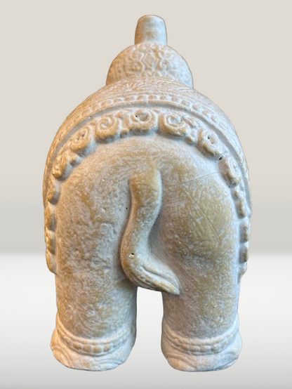 Elephant Statue with Trunk Up for Luck 14"