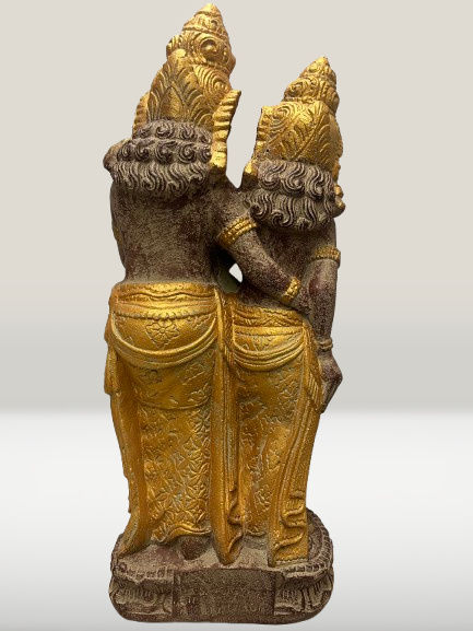 Standing Rama & Sita Hindu Statue 24" - Routes Gallery