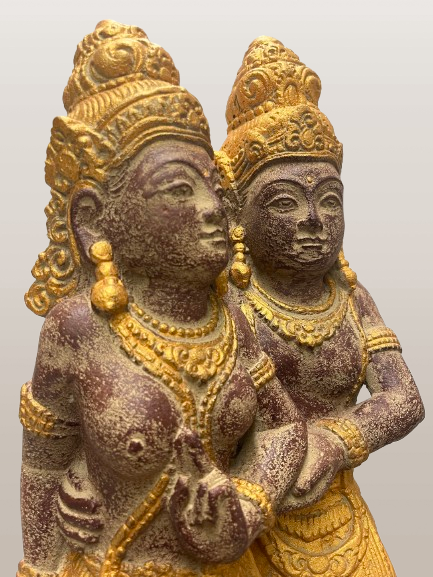 Standing Rama & Sita Hindu Statue 24" - Routes Gallery