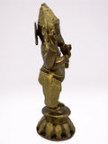 Brass Standing Ganesh Statue 11"