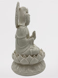 Porcelain Seated Quan Yin Statue 12"