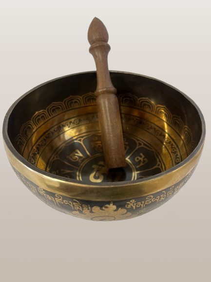 Om Mani Padme Hum Singing Bowl 7"