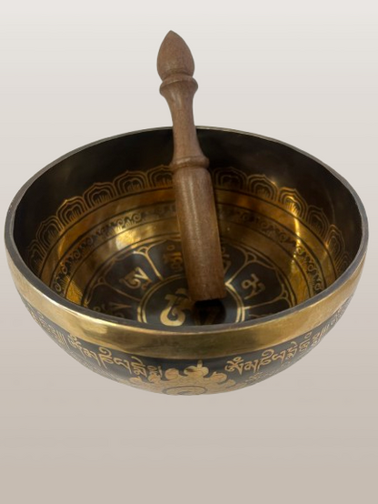 Om Mani Padme Hum Singing Bowl 7"