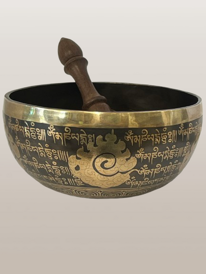 Om Mani Padme Hum Singing Bowl 7"