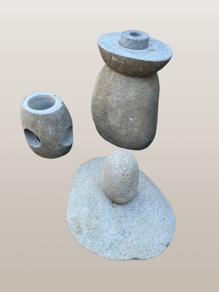 Wabi-Sabi Stone Garden Lantern 33"