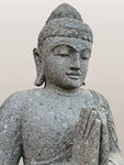 Stone Large Namaste Buddha Statue 48"