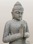 Stone Large Namaste Buddha Statue 48"