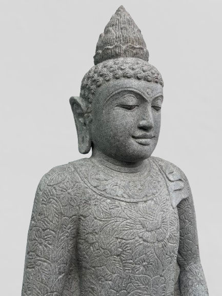 Handcarved Meditation Buddha Statue 42"