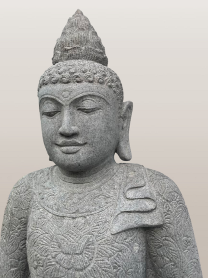 Handcarved Meditation Buddha Statue 42"