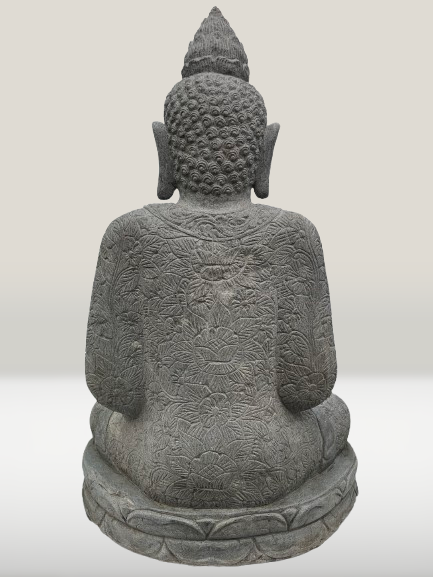 Handcarved Meditation Buddha Statue 42"
