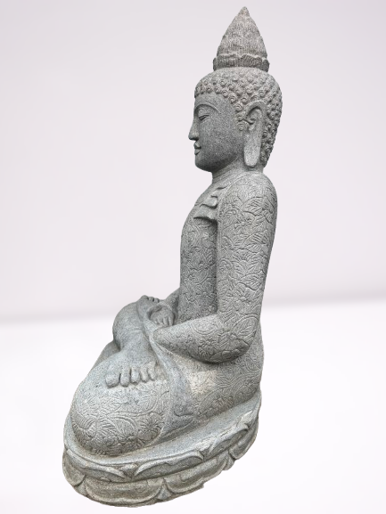Handcarved Meditation Buddha Statue 42"