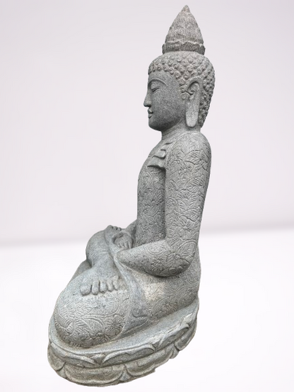 Handcarved Meditation Buddha Statue 42"