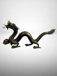 Brass Dragon Statue 24"