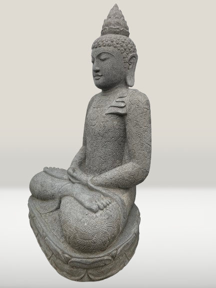 Handcarved Meditation Buddha Statue 42"