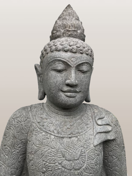 Handcarved Meditation Buddha Statue 42"