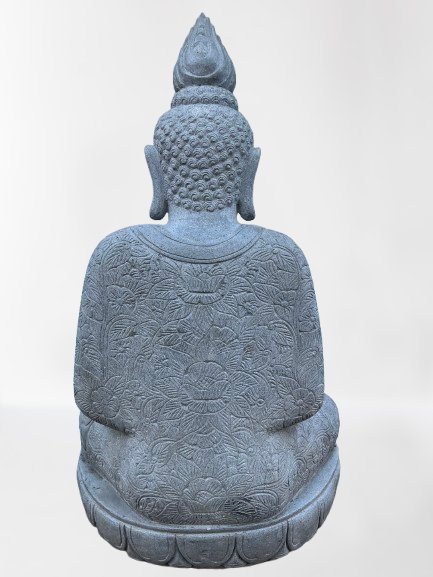Handcarved Sitting Meditation Buddha Statue 43"