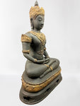 Brass Meditating Royal Buddha Statue 20"