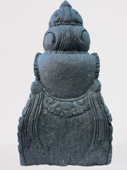Handcarved Stone Devi Tara Bust Statue 36"