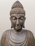 Large Stone Earth Witness Buddha Statue 61"