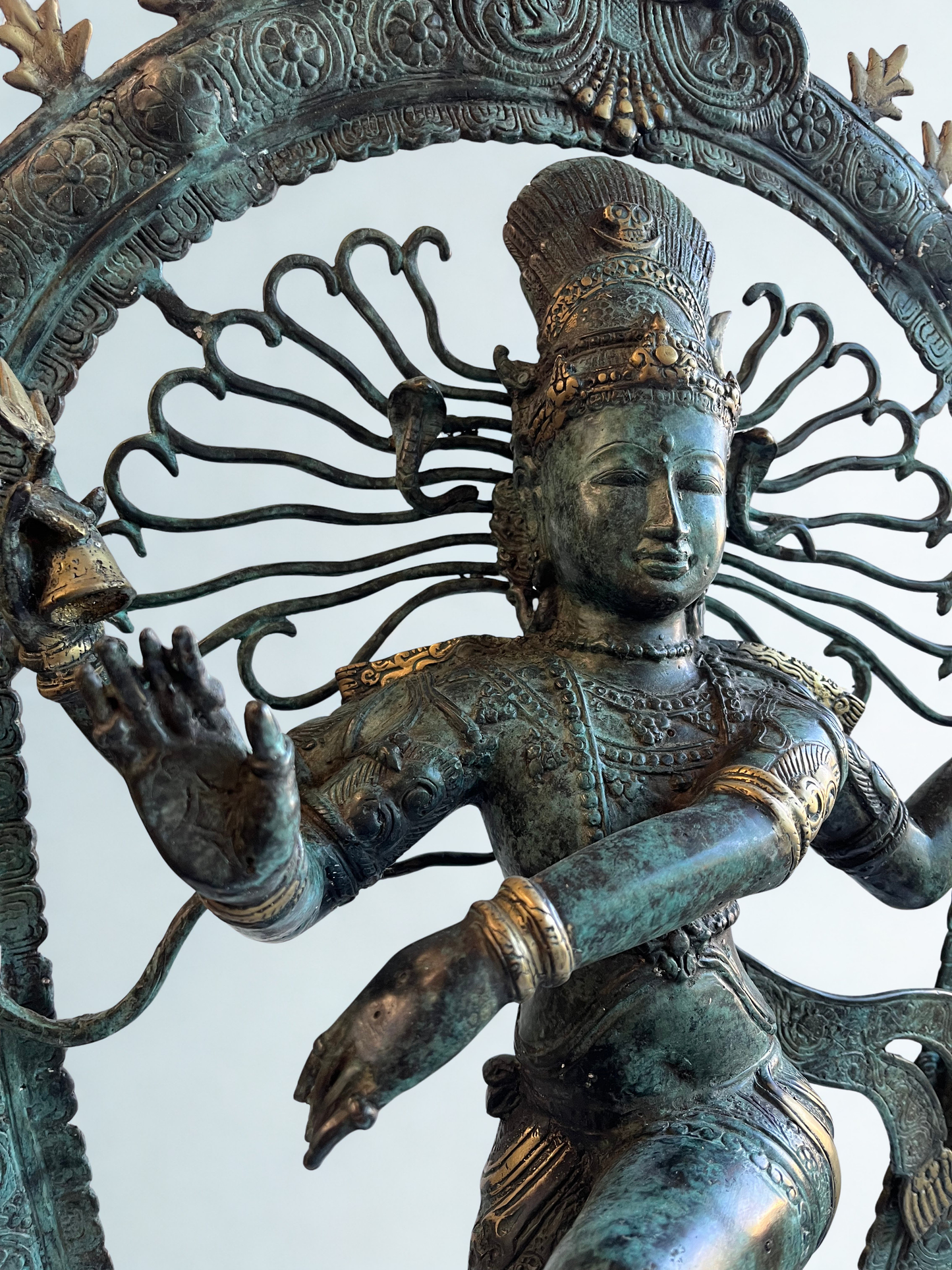 Brass Dancing Shiva Nataraja Statue 36"