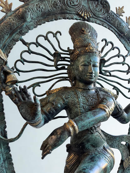 Brass Dancing Shiva Nataraja Statue 36"