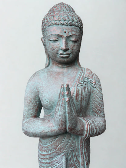 Standing Namaste Buddha Statue 42"