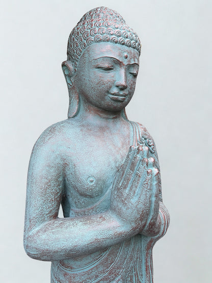 Standing Namaste Buddha Statue 42"