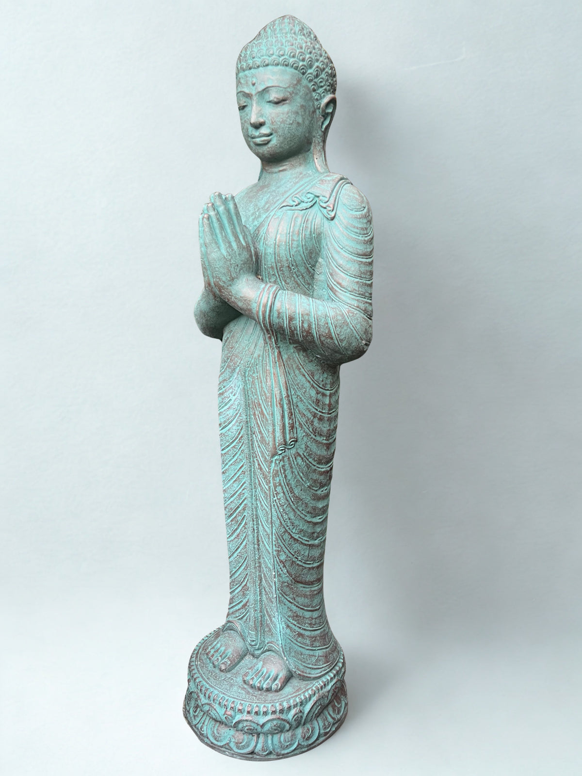 Standing Namaste Buddha Statue 42"