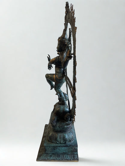 Brass Dancing Shiva Nataraja Statue 36"