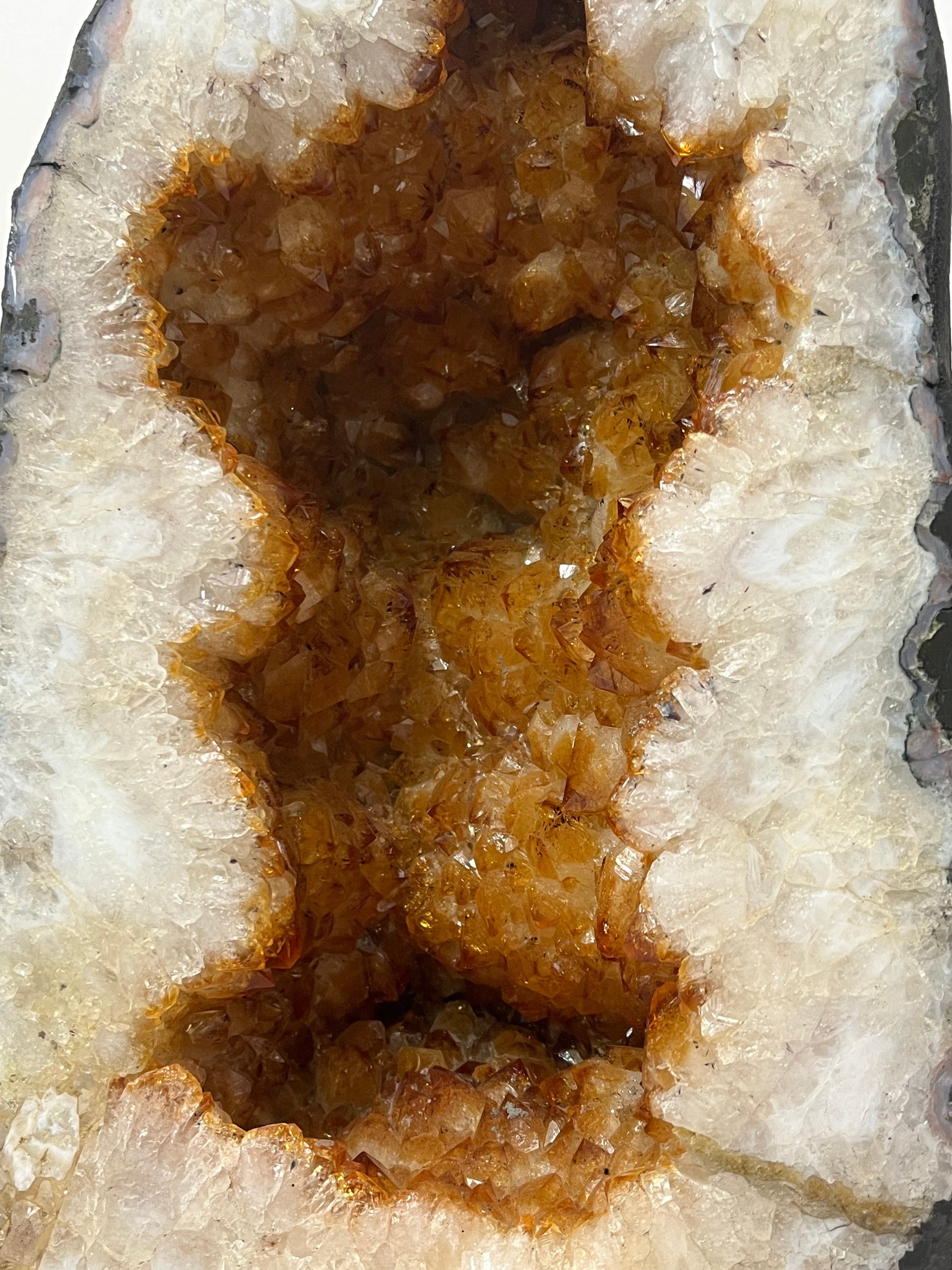 Citrine Crystal Geode Cathedral 16" - Routes Gallery