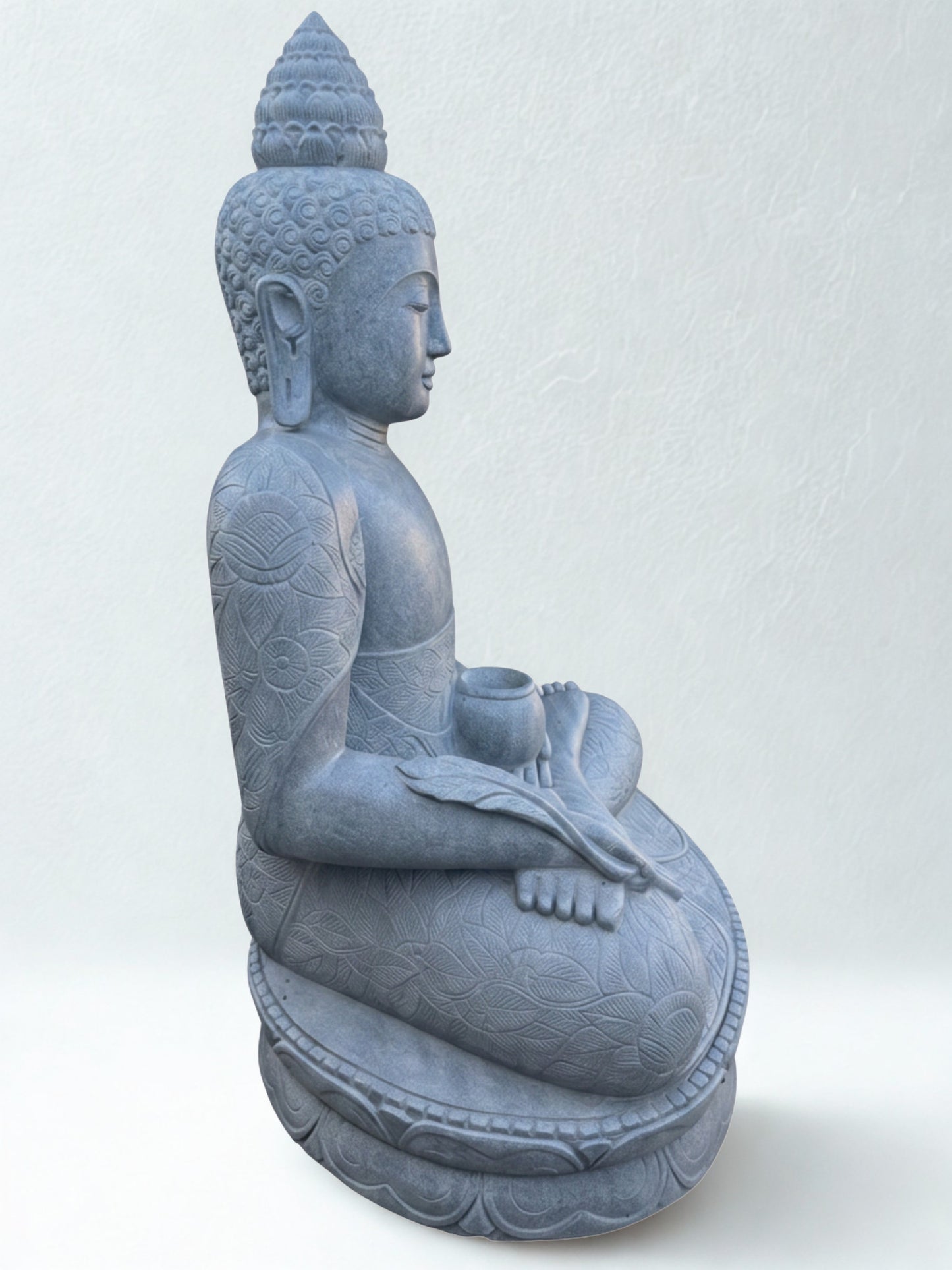 Large Handcarved Medicine Buddha Sculpture 60"