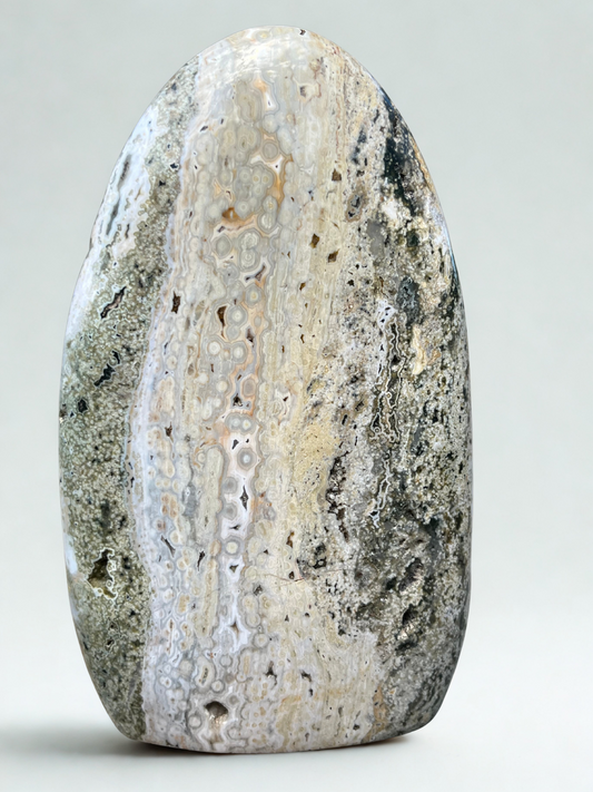 Polished Ocean Jasper Freeform Specimen 7"