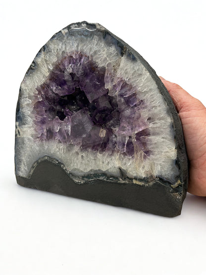 Natural Amethyst Geode Cathedral 8" - Routes Gallery