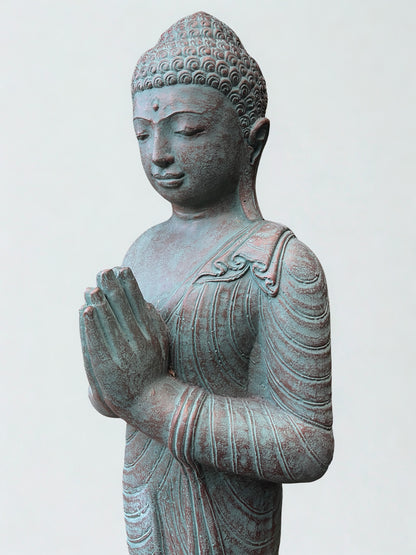 Standing Namaste Buddha Statue 42"