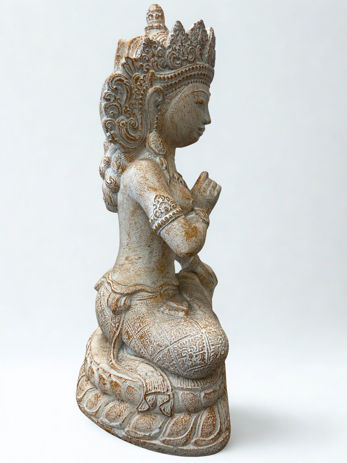 Dewi Sri Balinese Plant Goddess Statue 17"