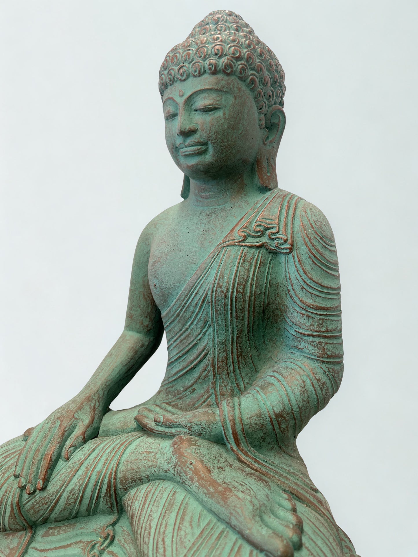 Earth Witness Buddha Statue 18"