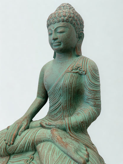 Earth Witness Buddha Statue 18"
