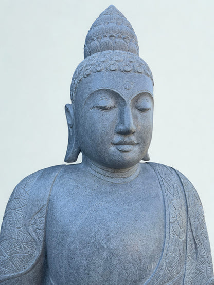 Large Handcarved Medicine Buddha Sculpture 60"