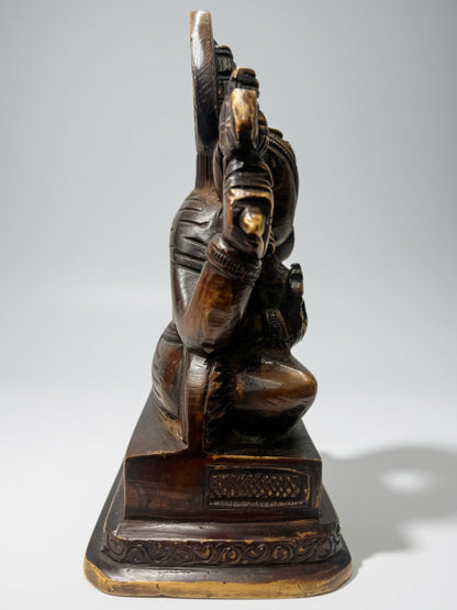 Brass South Indian Style Ganesh 5.5" - Routes Gallery