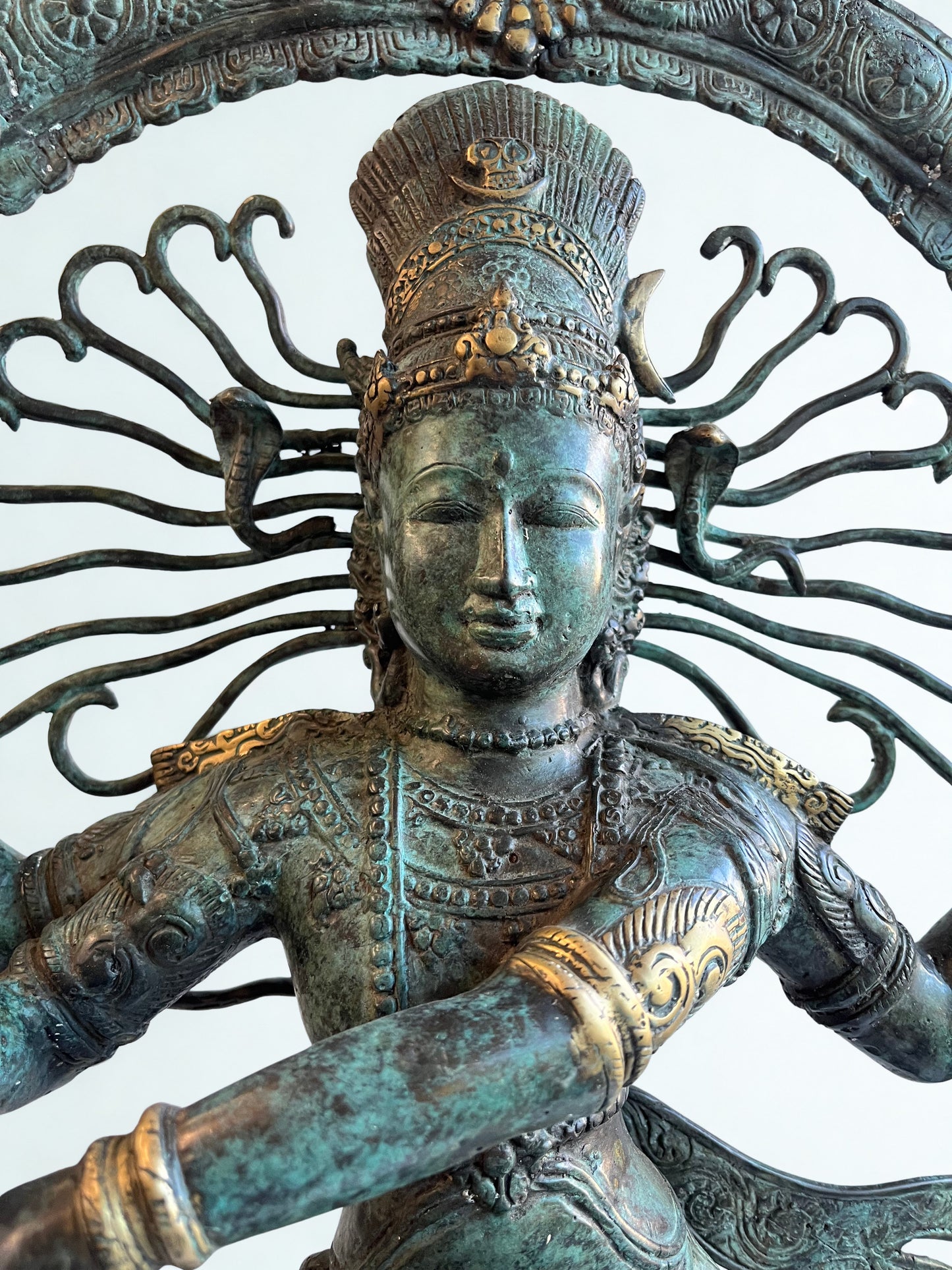 Brass Dancing Shiva Nataraja Statue 36"