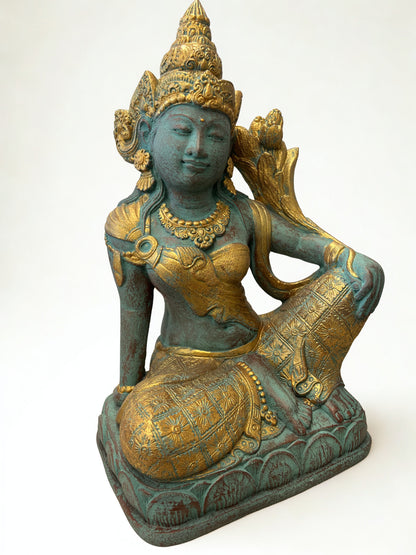 Devi Tara Compassion Goddess Statue 17"