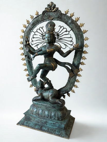 Brass Dancing Shiva Nataraja Statue 36"