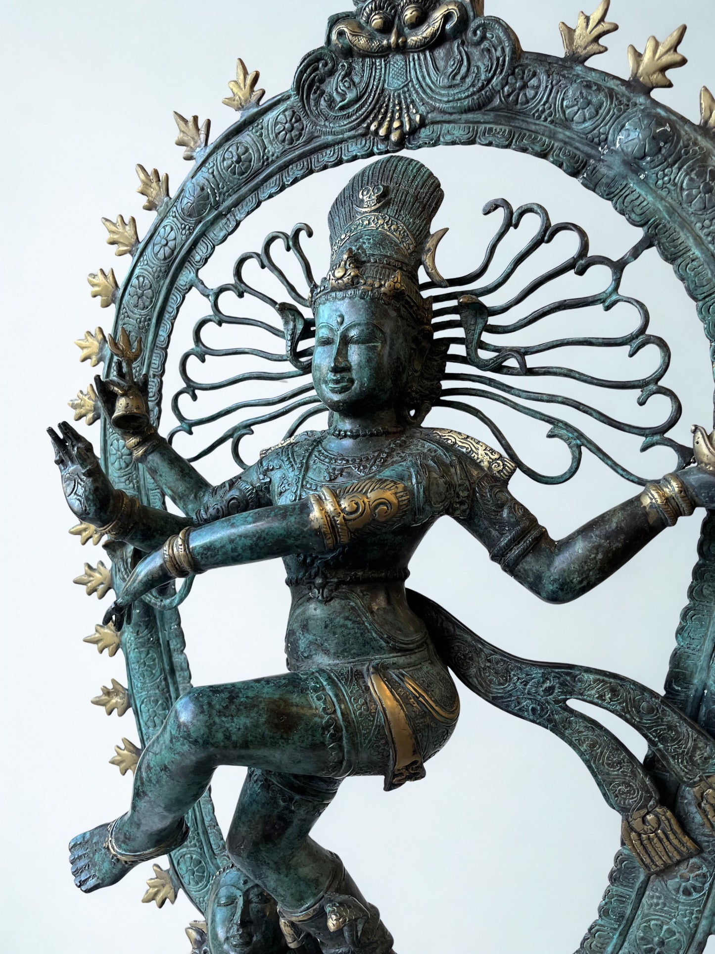 Brass Dancing Shiva Nataraja Statue 36"