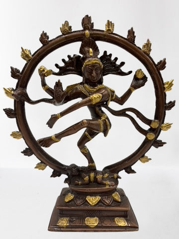 Brass Dancing Shiva Nataraja 8.5"