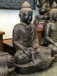 Stone Earth Witness Buddha Statue 36"