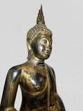 Wood Thai Meditation Buddha Statue 40"