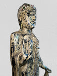 Wood Standing Abhaya Buddha 48"