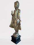 Wood Standing Abhaya Buddha 48"