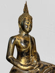 Wood Thai Meditation Buddha Statue 40"